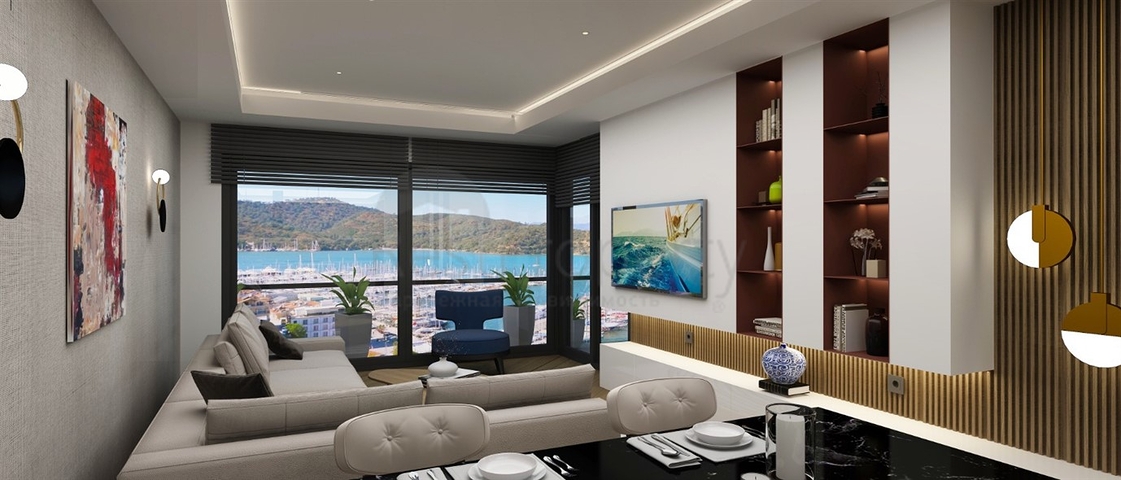 2+1 apartment in Fethiye area