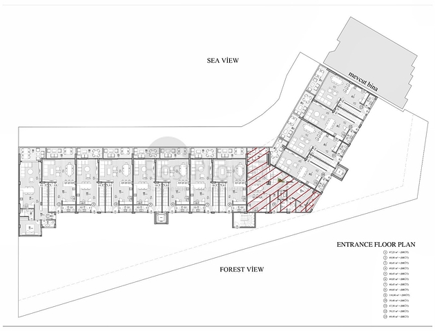 2+1 apartment in Fethiye area