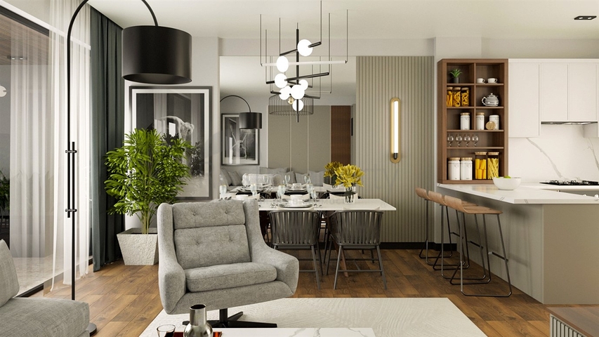 2+1 apartment in Fethiye area