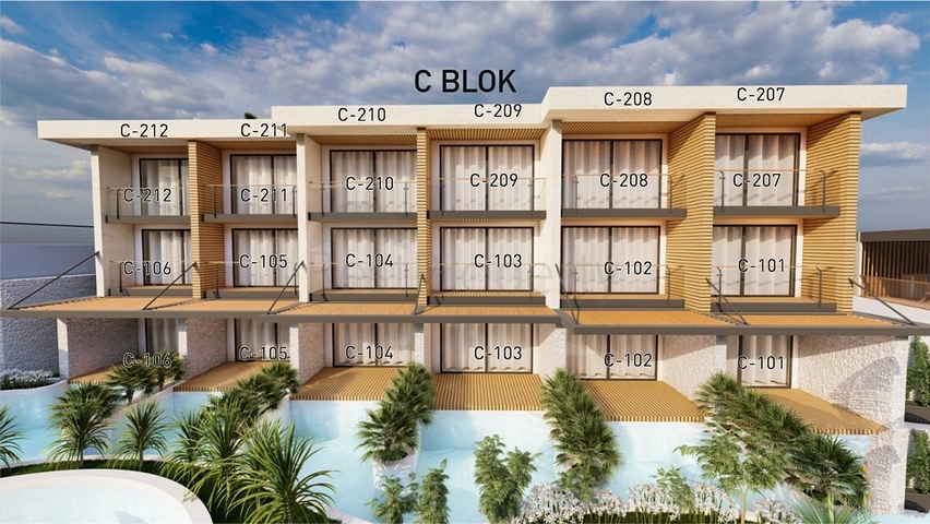 1+1 apartment in Fethiye area