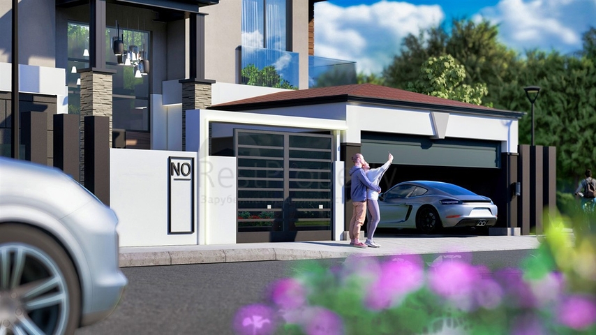 5+1 villas in Doshemealti - Antalya area