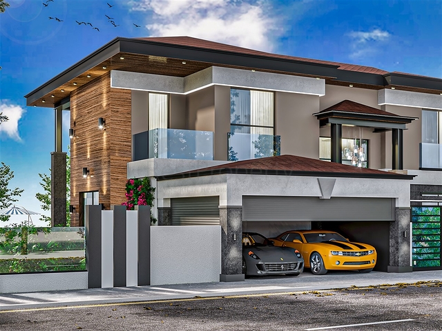 5+1 villas in Doshemealti - Antalya area