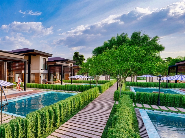 5+1 villas in Doshemealti - Antalya area