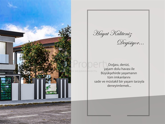 5+1 villas in Doshemealti - Antalya area