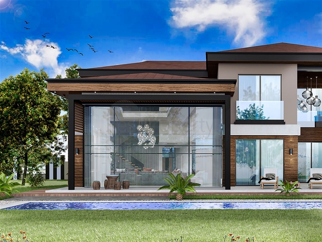 5+1 villas in Doshemealti - Antalya area