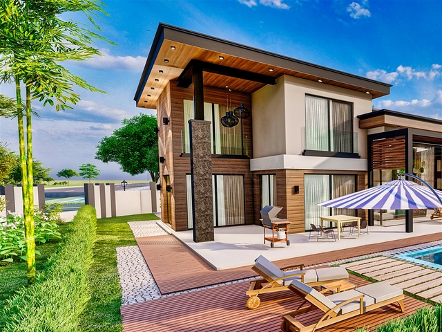 5+1 villas in Doshemealti - Antalya area