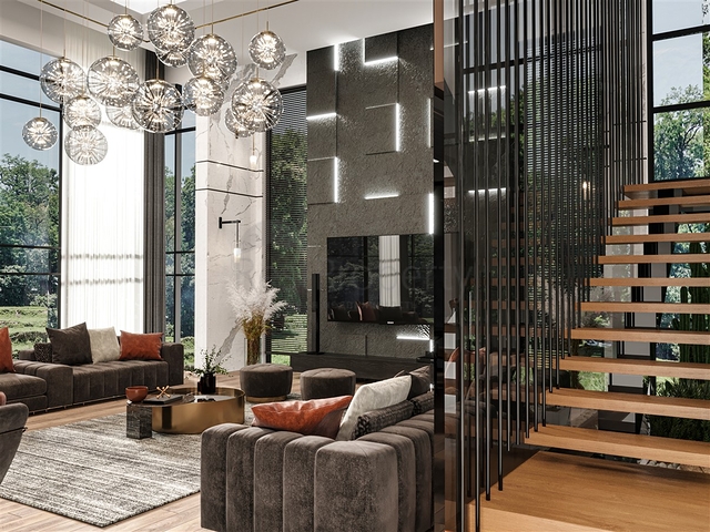 5+1 villas in Doshemealti - Antalya area