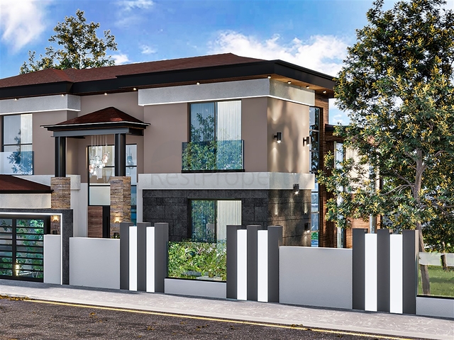 5+1 villas in Doshemealti - Antalya area