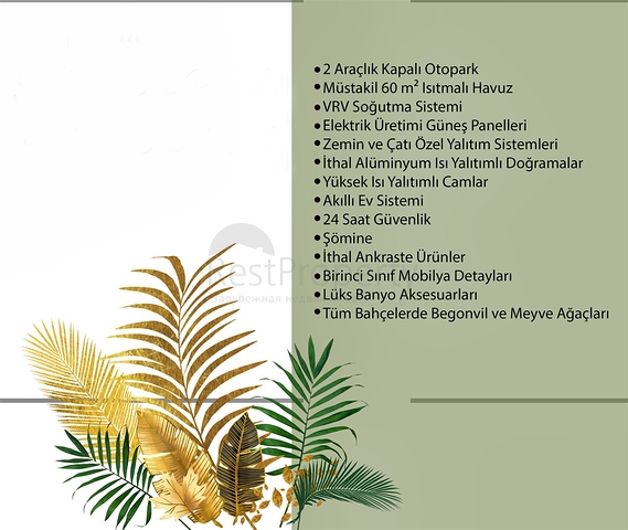 5+1 villas in Doshemealti - Antalya area