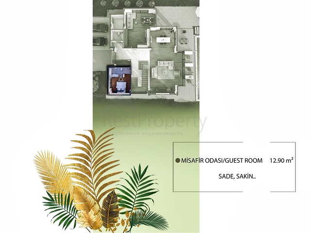 5+1 villas in Doshemealti - Antalya area