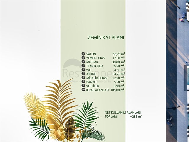 5+1 villas in Doshemealti - Antalya area