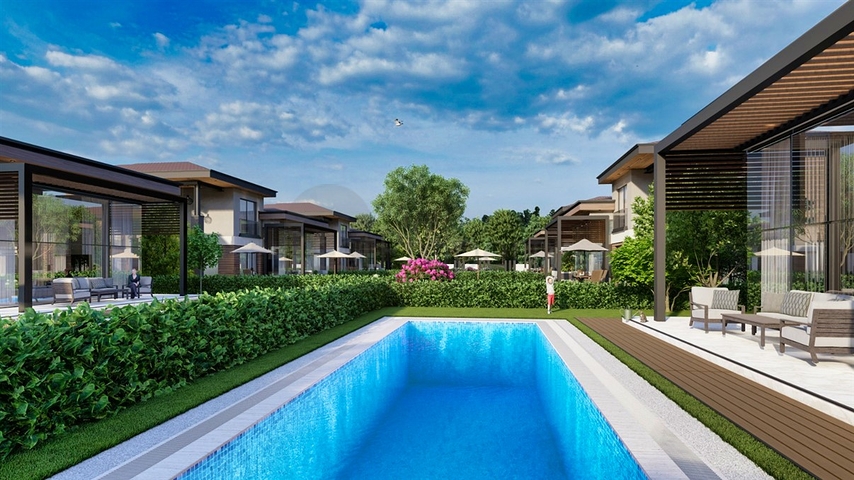 5+1 villas in Doshemealti - Antalya area