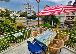 The apartment layout 1+1,2+1 in the neighborhood of Guzeloba - Antalya 