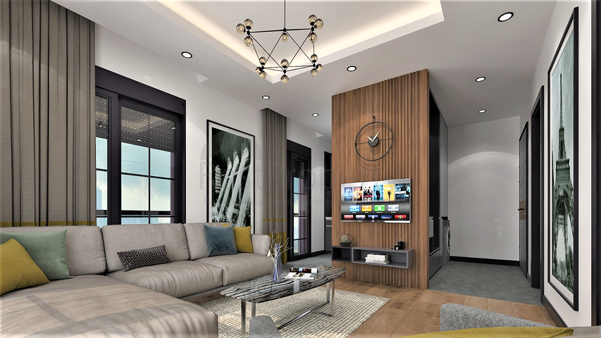 1+1 apartments in Altyntas - Antalya area 