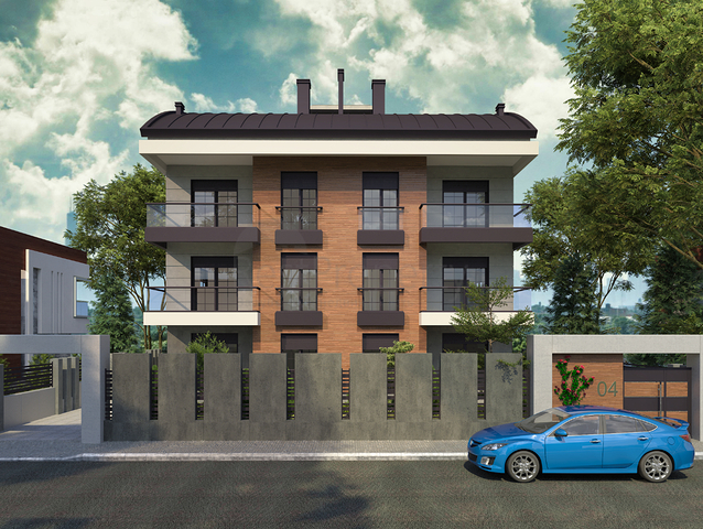 1+1 apartments in Altyntas - Antalya area 