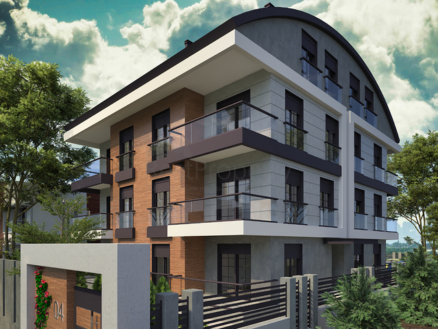 1+1 apartments in Altyntas - Antalya area 