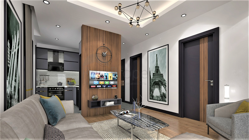 1+1 apartments in Altyntas - Antalya area 