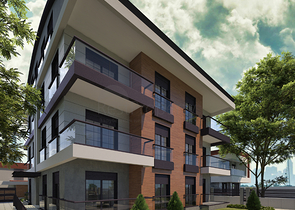 1+1 apartments in Altyntas - Antalya area 