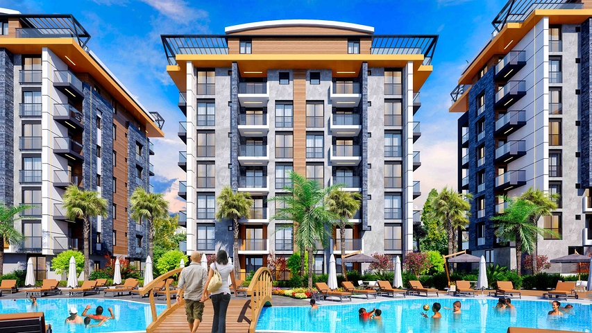 1+1 and 2+1 apartments in Belek Antalya area