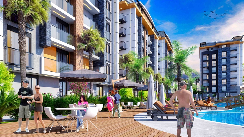 1+1 and 2+1 apartments in Belek Antalya area