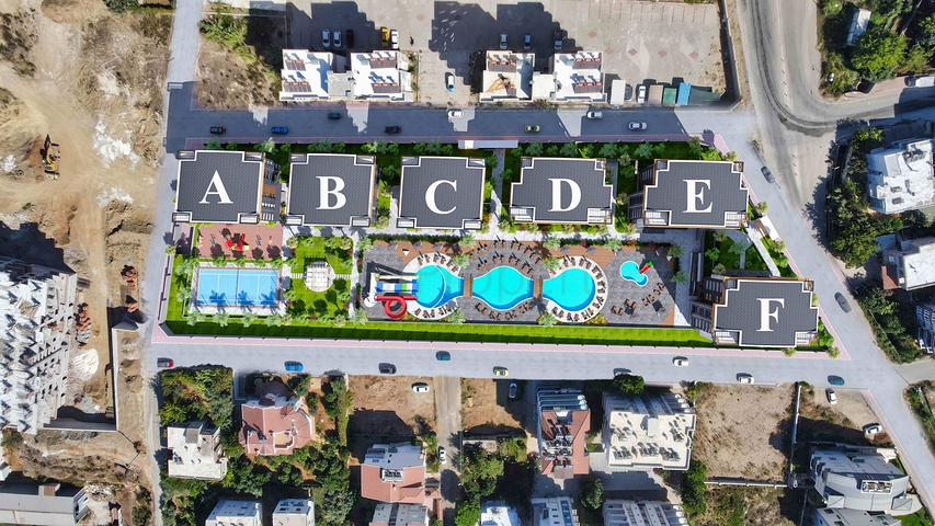 1+1 and 2+1 apartments in Belek Antalya area