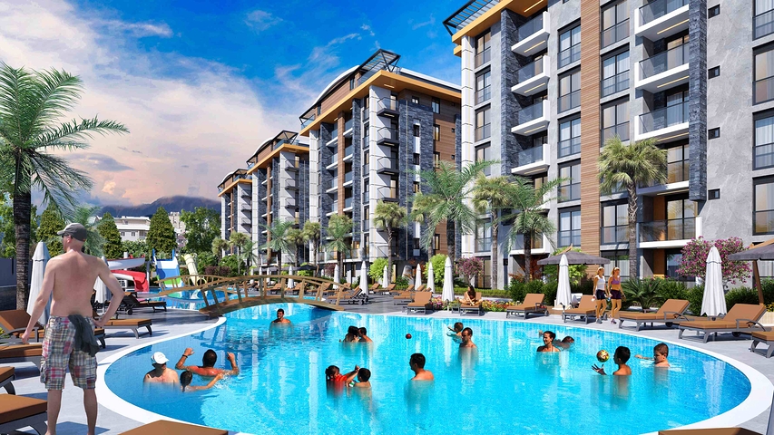1+1 and 2+1 apartments in Belek Antalya area