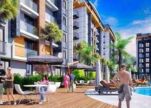 1+1 and 2+1 apartments in Belek Antalya area
