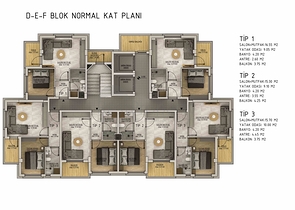 1+1 and 2+1 apartments in Belek Antalya area