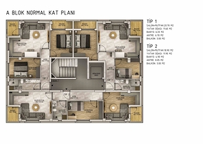 1+1 and 2+1 apartments in Belek Antalya area