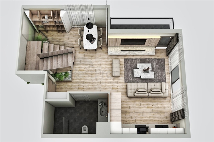 2+1 duplex apartments in the Persimmon - Antalya neighborhood 2+1 duplex apartments in the Persimmon - Antalya neighborhood