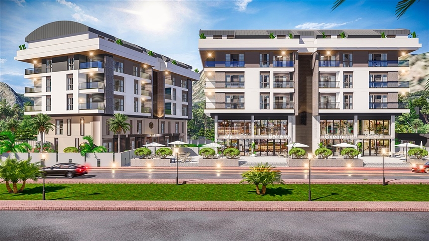 2+1 duplex apartments in the Persimmon - Antalya neighborhood 2+1 duplex apartments in the Persimmon - Antalya neighborhood