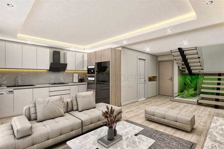 2+1 duplex apartments in the Persimmon - Antalya neighborhood 2+1 duplex apartments in the Persimmon - Antalya neighborhood