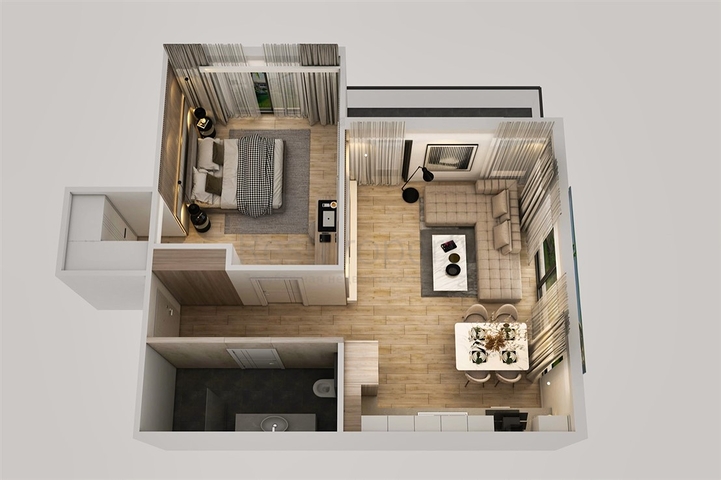 2+1 duplex apartments in the Persimmon - Antalya neighborhood 2+1 duplex apartments in the Persimmon - Antalya neighborhood