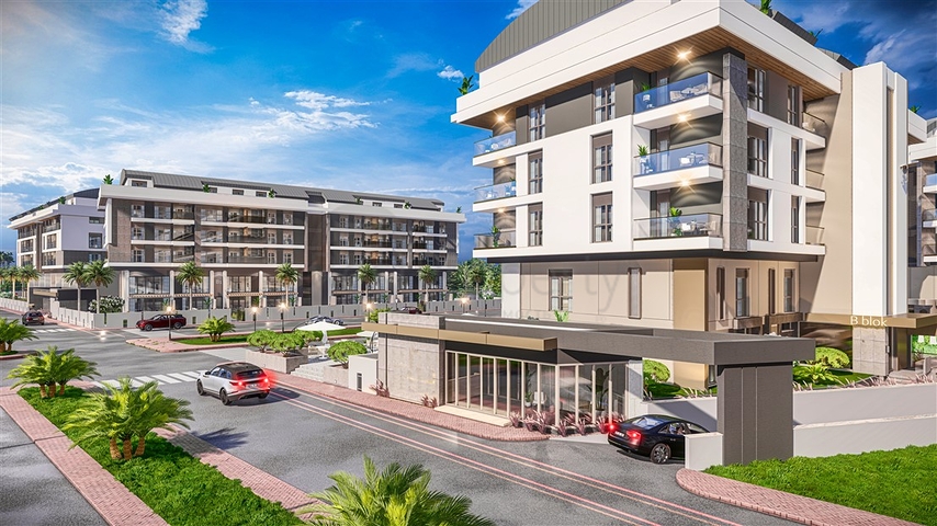 2+1 duplex apartments in the Persimmon - Antalya neighborhood 2+1 duplex apartments in the Persimmon - Antalya neighborhood