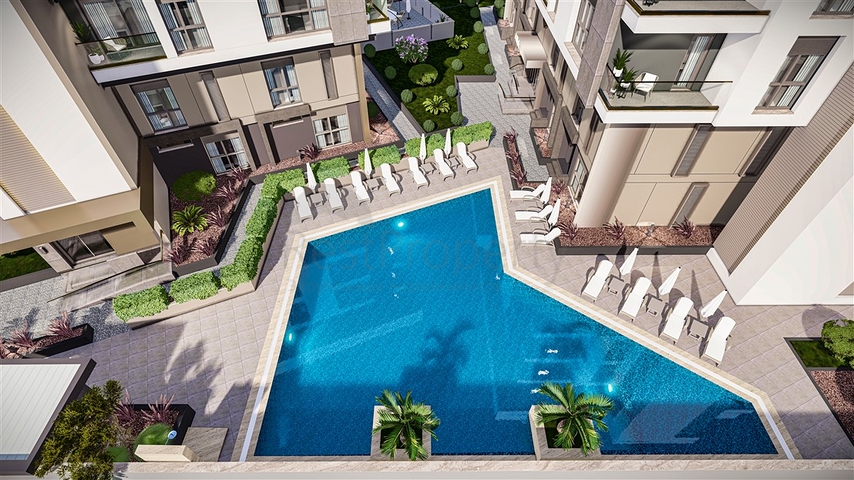 2+1 duplex apartments in the Persimmon - Antalya neighborhood 2+1 duplex apartments in the Persimmon - Antalya neighborhood