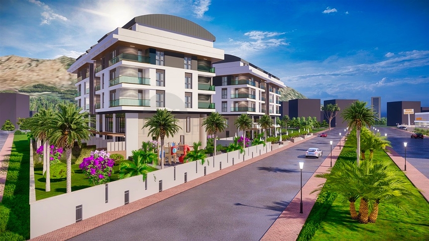 2+1 duplex apartments in the Persimmon - Antalya neighborhood 2+1 duplex apartments in the Persimmon - Antalya neighborhood