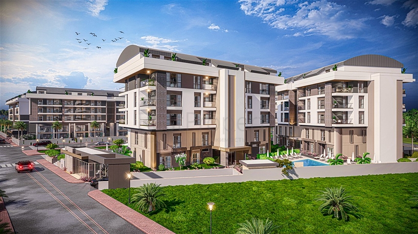 2+1 duplex apartments in the Persimmon - Antalya neighborhood 2+1 duplex apartments in the Persimmon - Antalya neighborhood