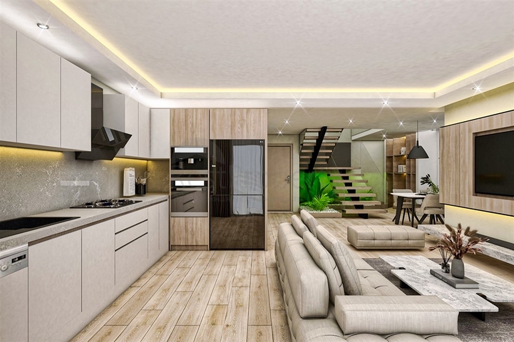 2+1 duplex apartments in the Persimmon - Antalya neighborhood 2+1 duplex apartments in the Persimmon - Antalya neighborhood