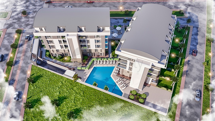 2+1 duplex apartments in the Persimmon - Antalya neighborhood 2+1 duplex apartments in the Persimmon - Antalya neighborhood