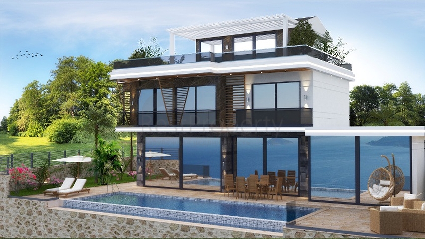 4+1 villa in Fethiye - Antalya area