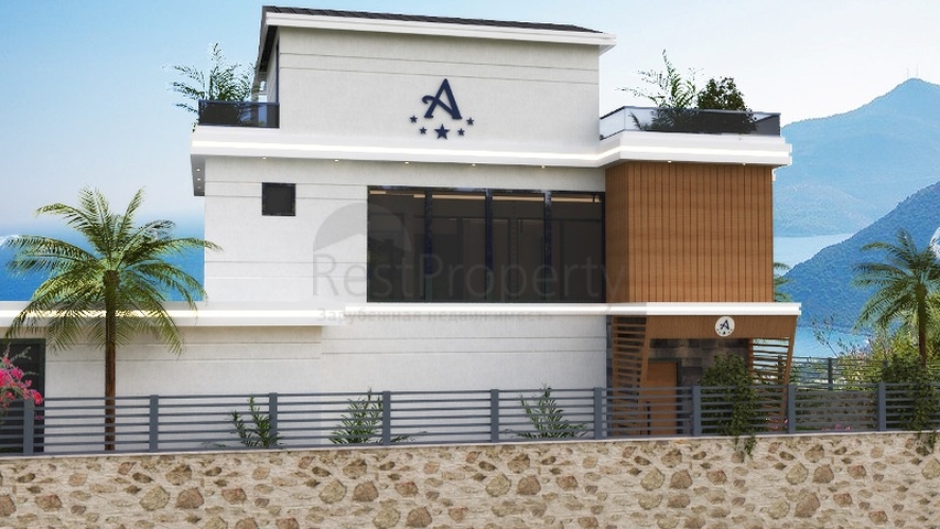 4+1 villa in Fethiye - Antalya area