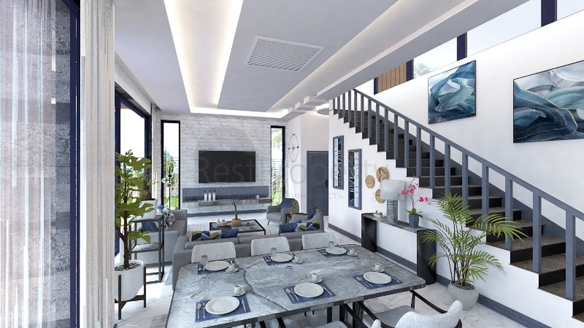 4+1 villa in Fethiye - Antalya area