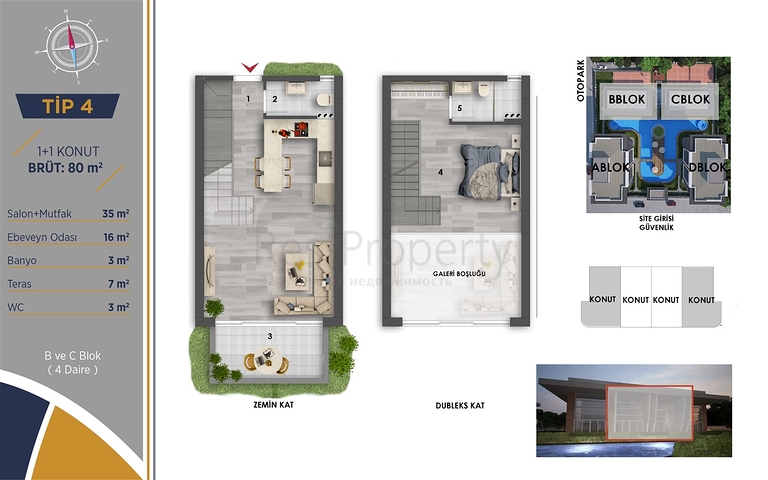 Investment project in the Altyntas - Antalya area