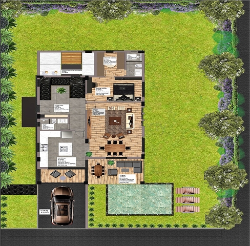 5+1 villa in Doshemealti - Antalya area