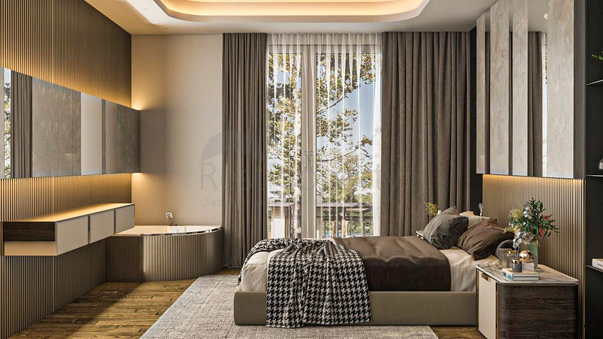 5+1 villa in Doshemealti - Antalya area