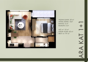 Investment project in the Altyntas - Antalya area