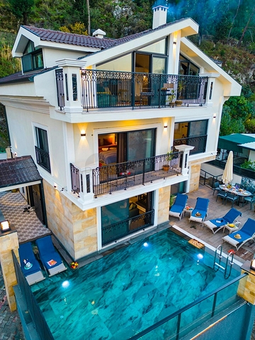 3+1 villa in Fethiye - Antalya area