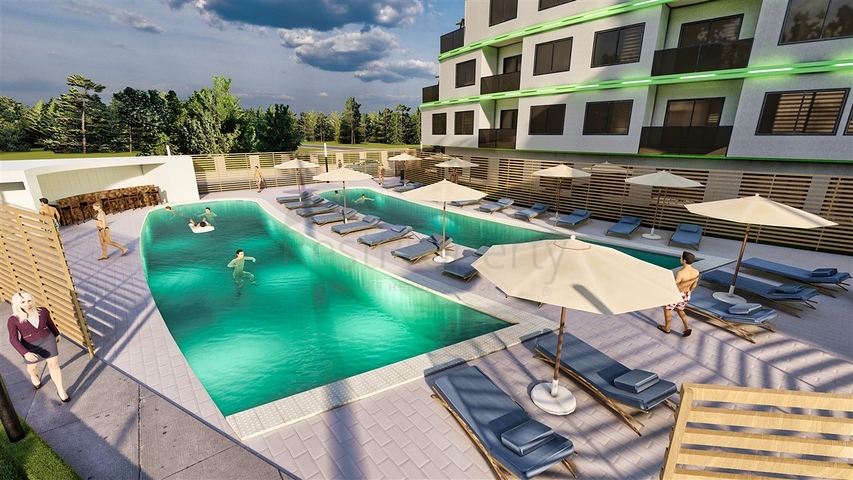 An investment project in the Zeytinlik - Antalya microdistrict 