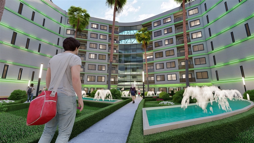 An investment project in the Zeytinlik - Antalya microdistrict 