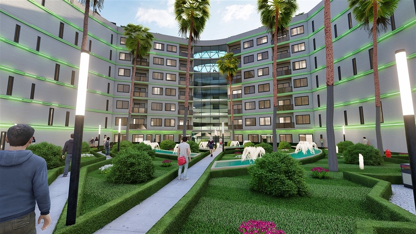 An investment project in the Zeytinlik - Antalya microdistrict 